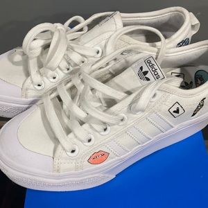 Adidas Nizza Platform Shoe Girls 5Y